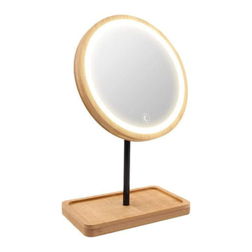 Wooden LED Makeup Mirror